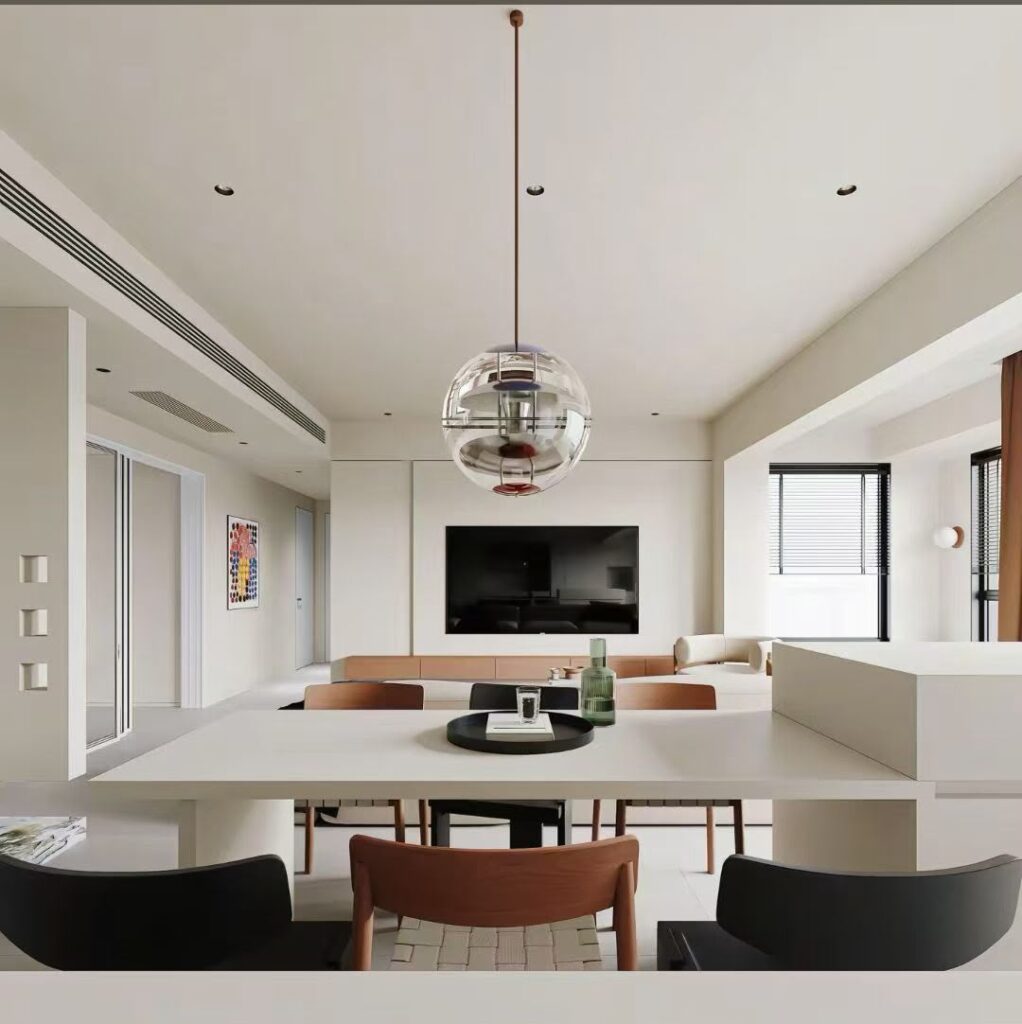 Lighting for Interior Designers & Contractors Decorative dining pendant at Mont Kiara Residence