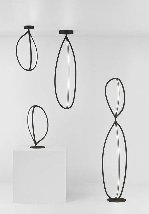 Loop Form ceiling light