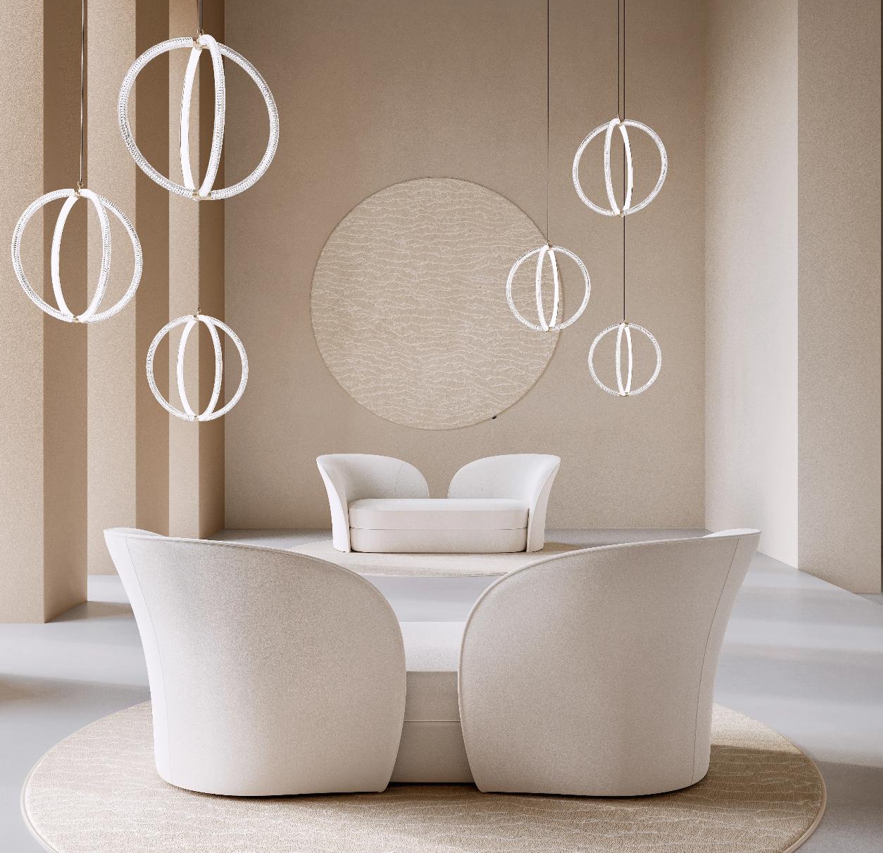 Open Orbit pendant light
