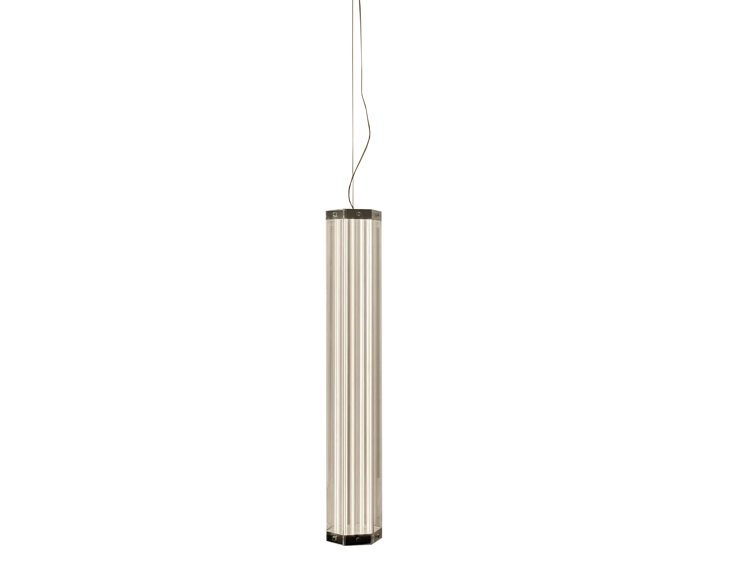 Fluted Tube pendant light