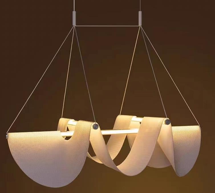 Ribbon Wave pendant light