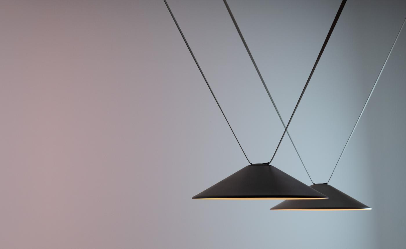 Twin Cone pendant light