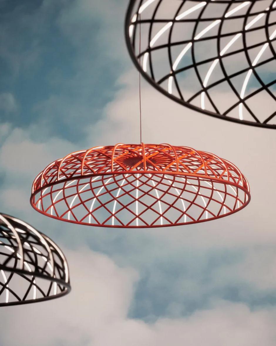 Open Basket pendant light