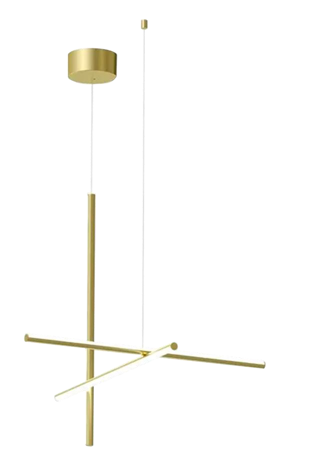 Crossing Rods pendant light