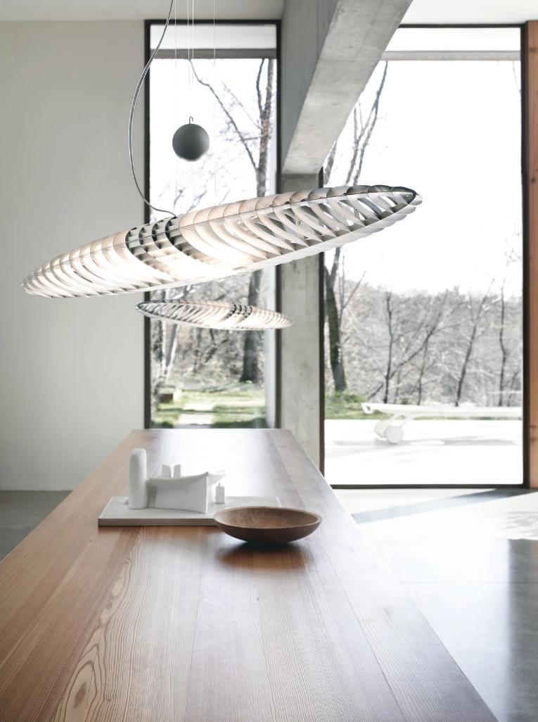 Concentric Disc pendant light