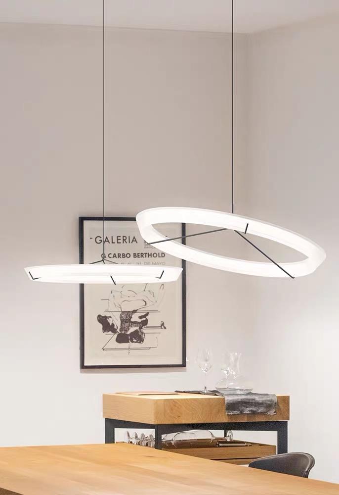 Angled Ring pendant light