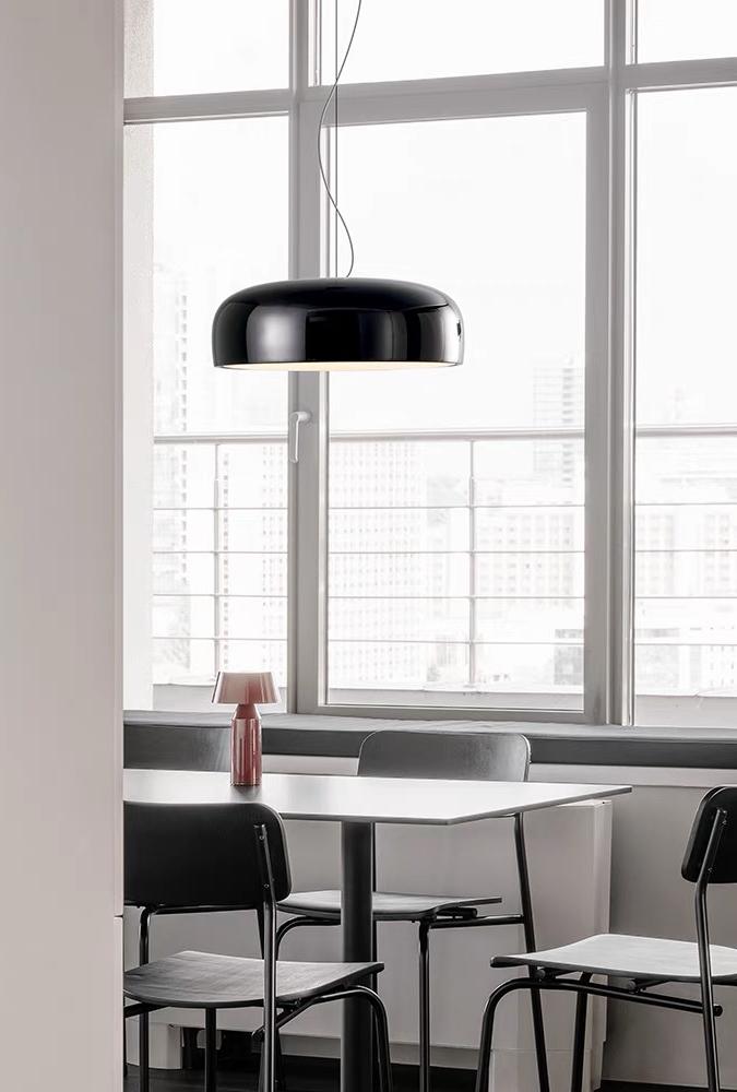 Wide Drum pendant light