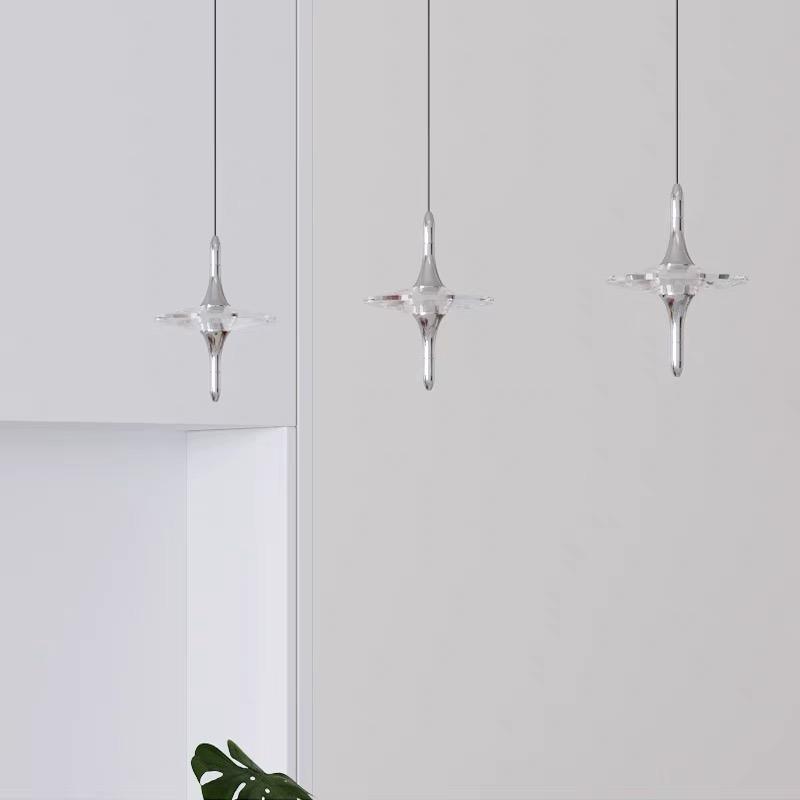 Glass Star pendant light