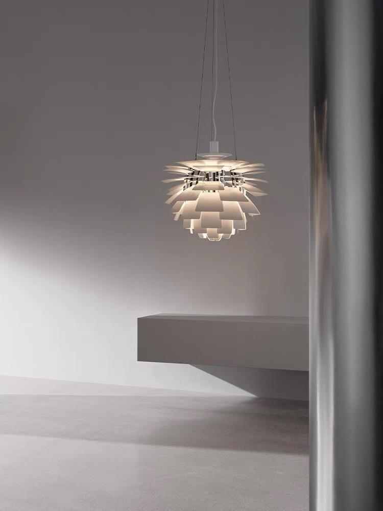 Layered Leaf pendant light