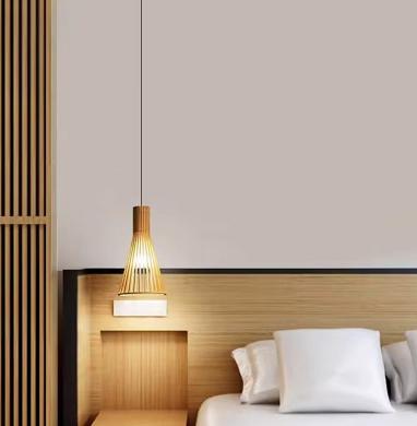 Slatted Shade pendant light