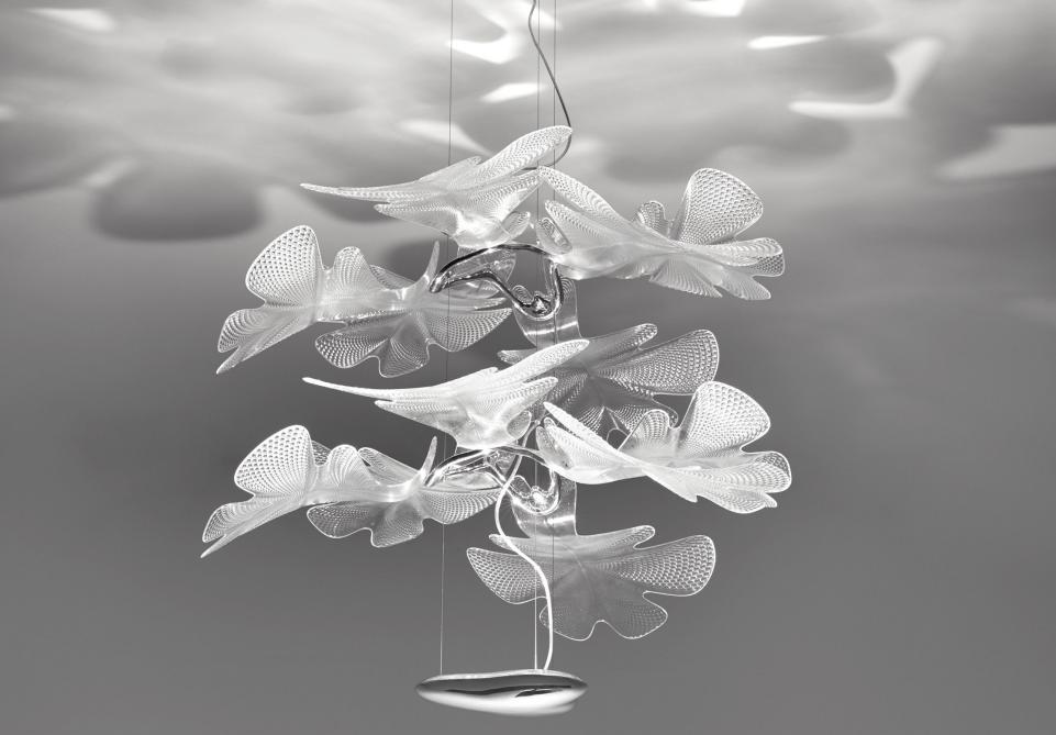 Flowing Leaf pendant light