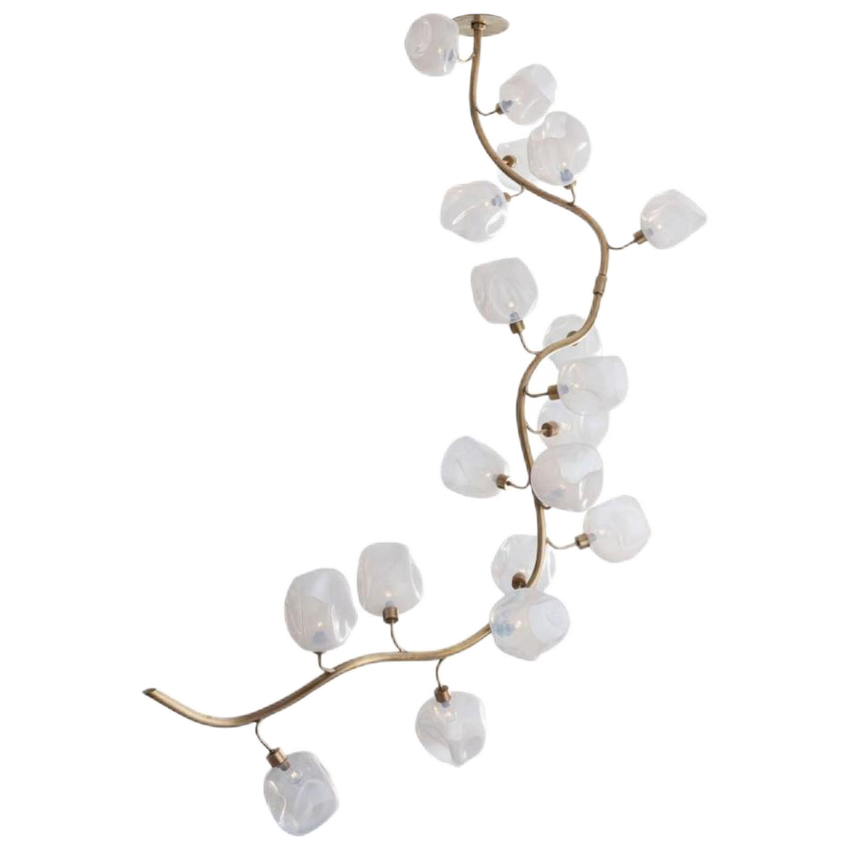 Glass Vine pendant light