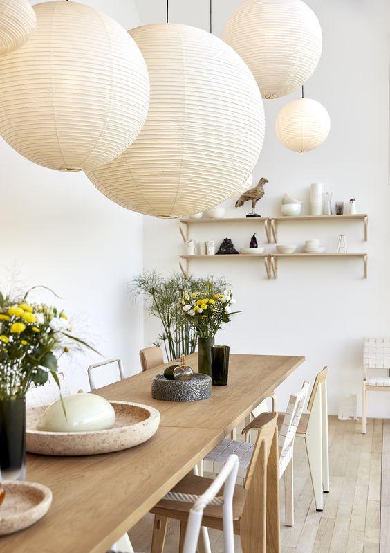 Paper Globe pendant light