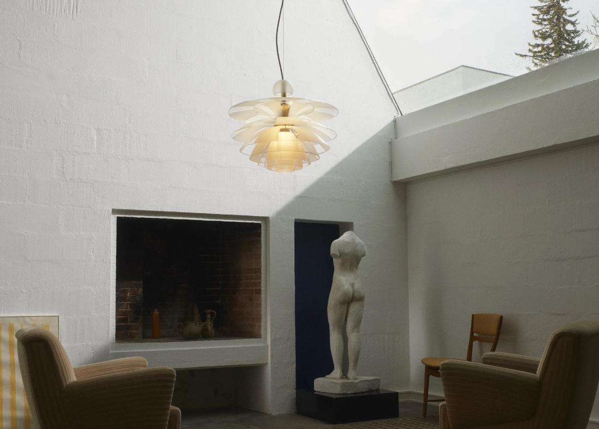 Layered Petal pendant light