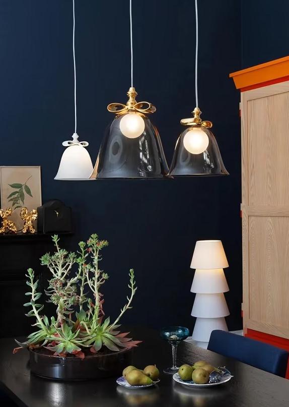 Glass Bell pendant light
