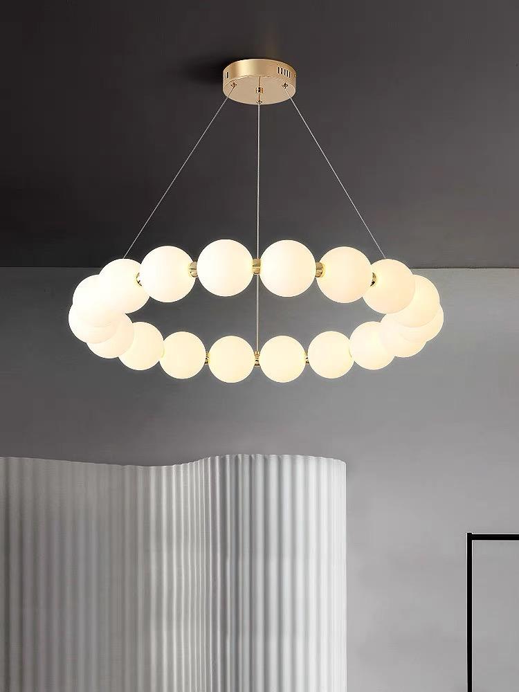 Pearl Ring pendant light