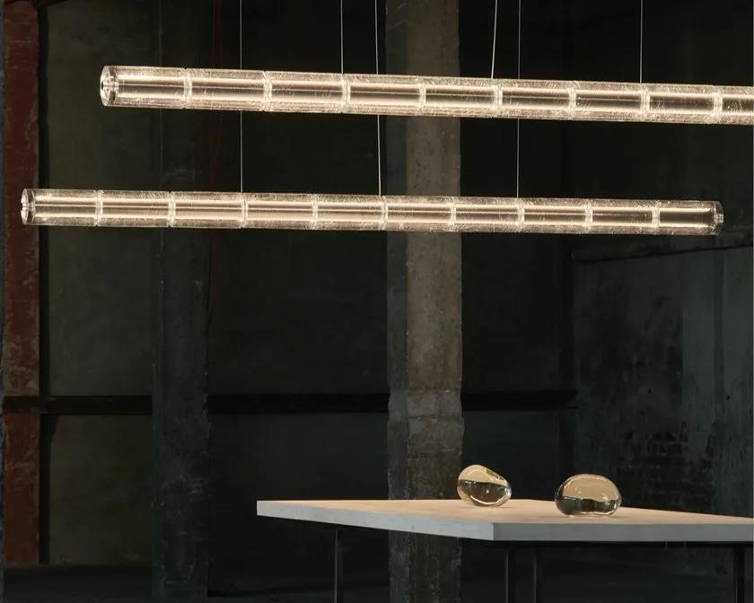 Clear Linear pendant light