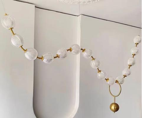 Pearl Drape pendant light
