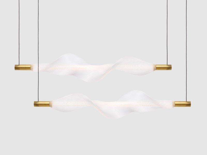 Twisted Ribbon pendant light