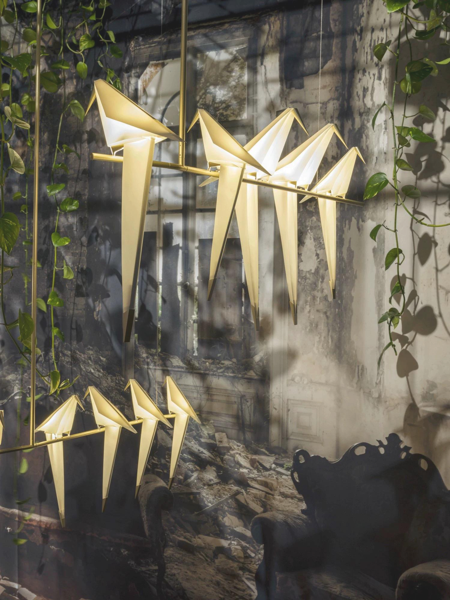 Folded Birds pendant light
