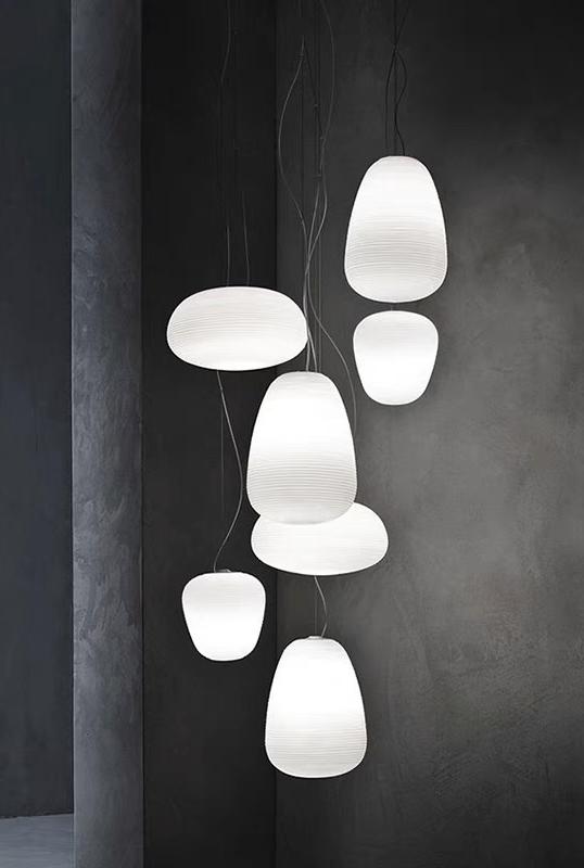 Opal Pebbles pendant light
