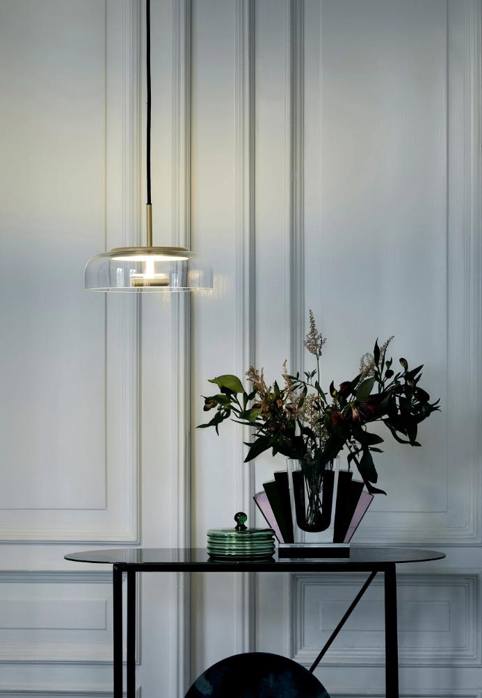 Crystal Disc pendant light