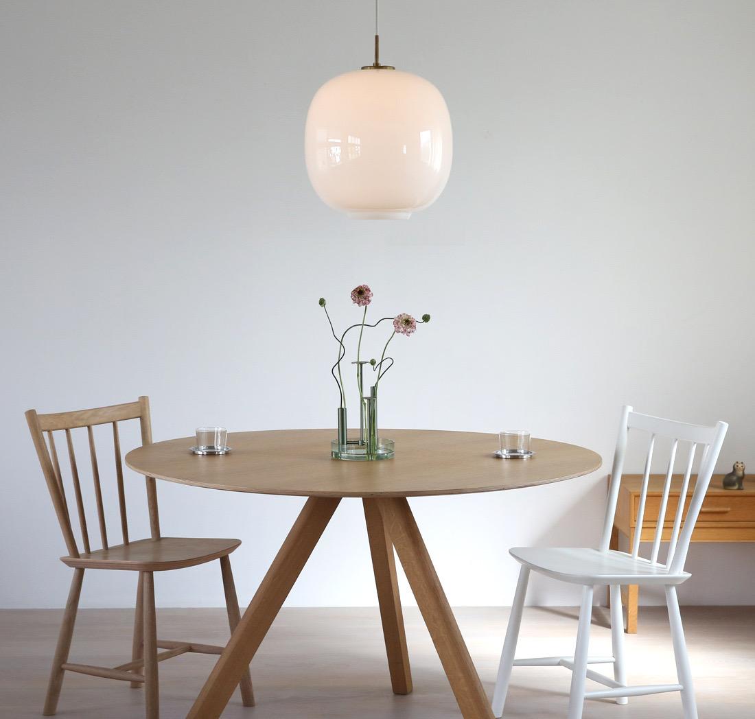 Opal Bell pendant light