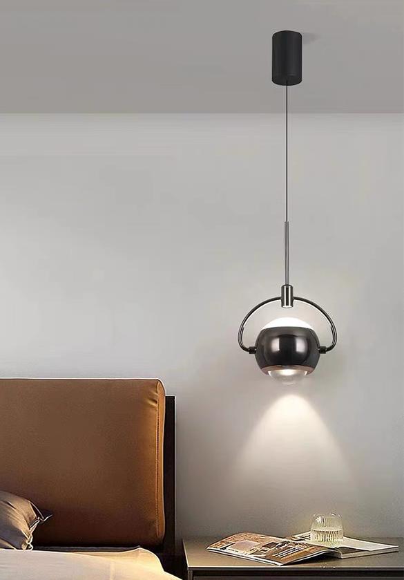 Metal Orb pendant light