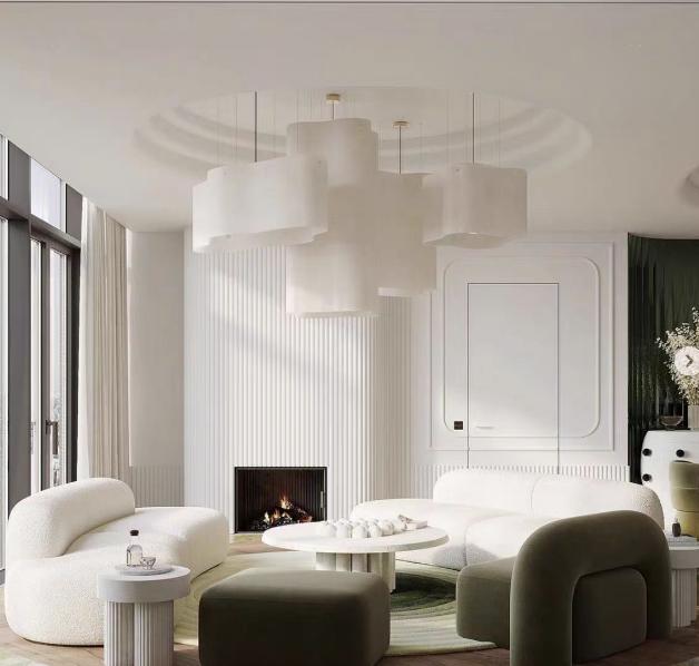 Fabric Cluster pendant light