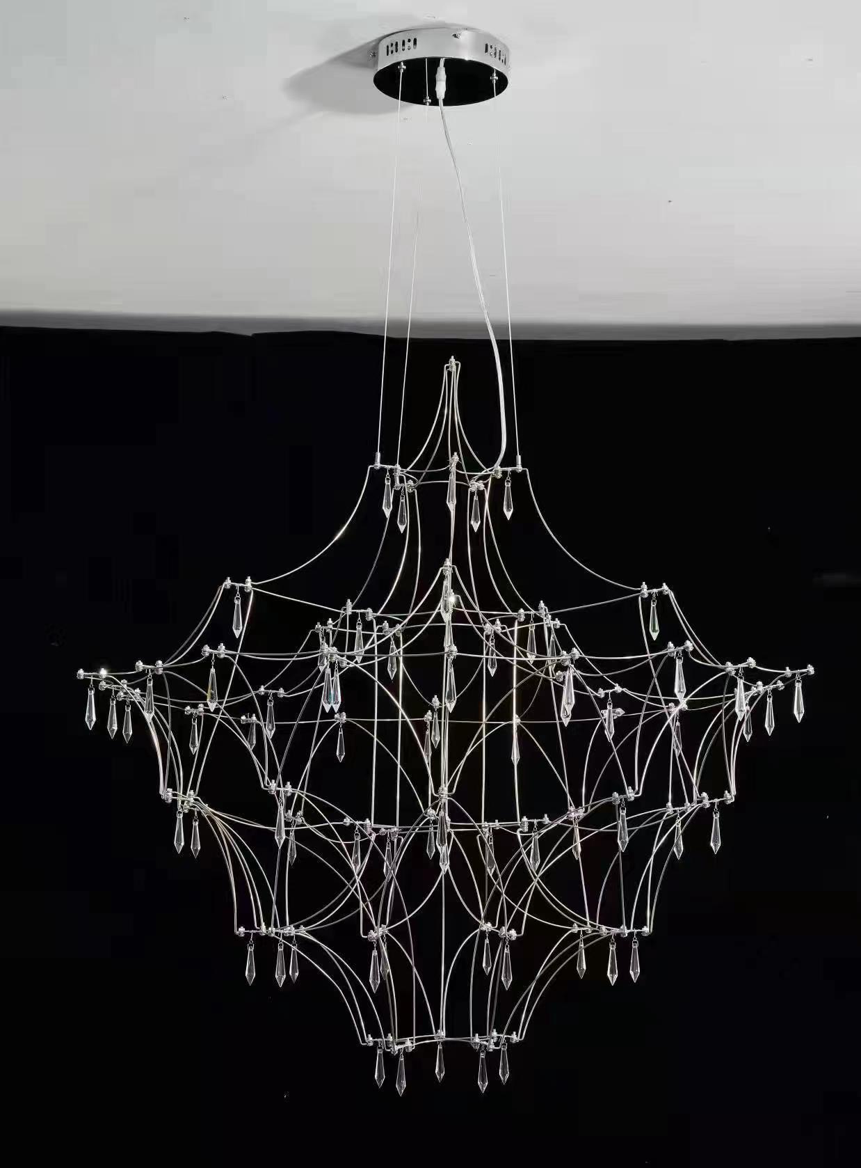 Wire Crown pendant light