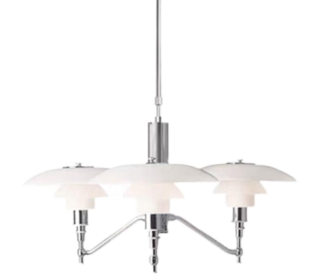 Triple Canopy pendant light
