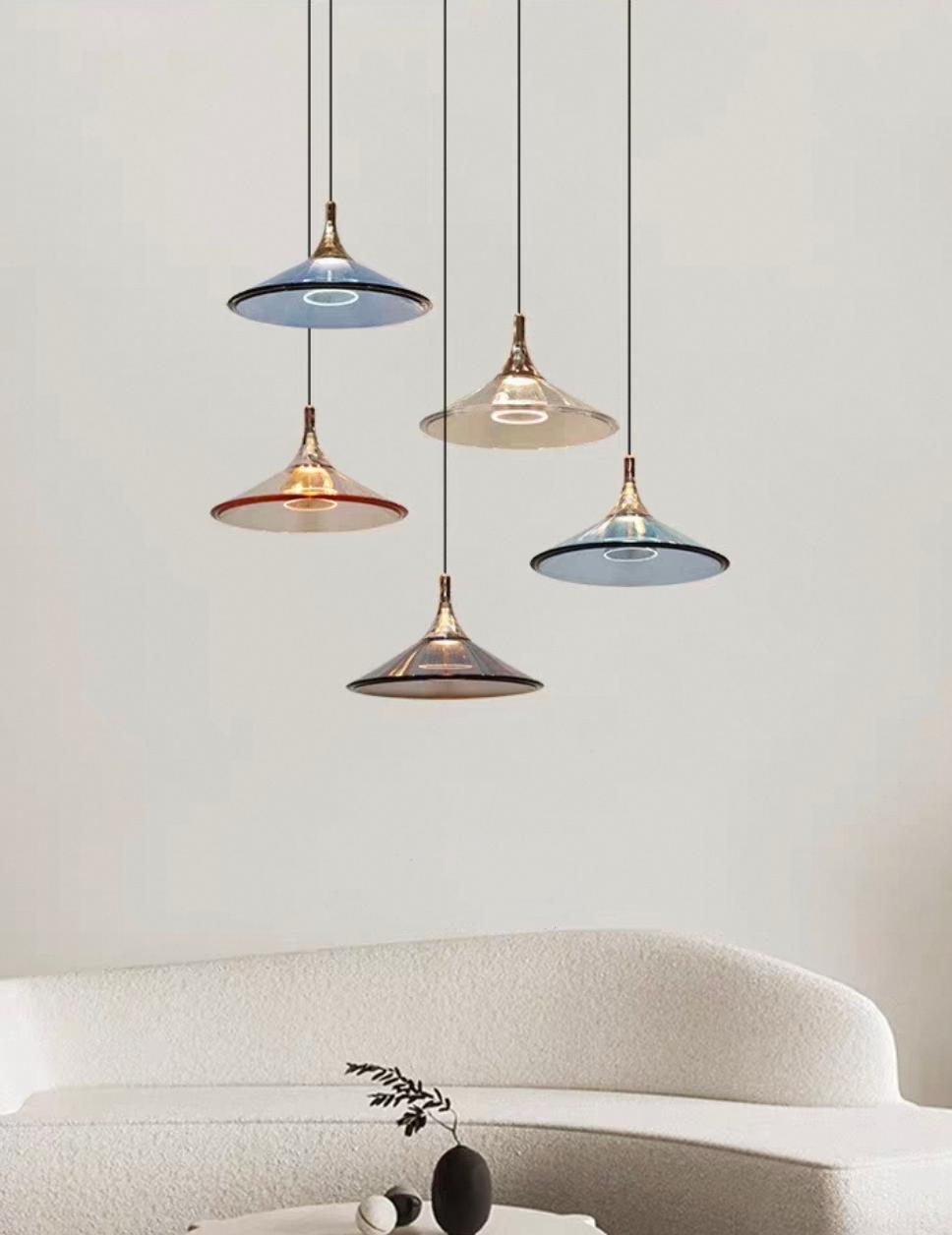 Tinted Canopy pendant light