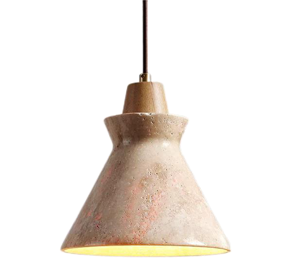 Stone Cone pendant light
