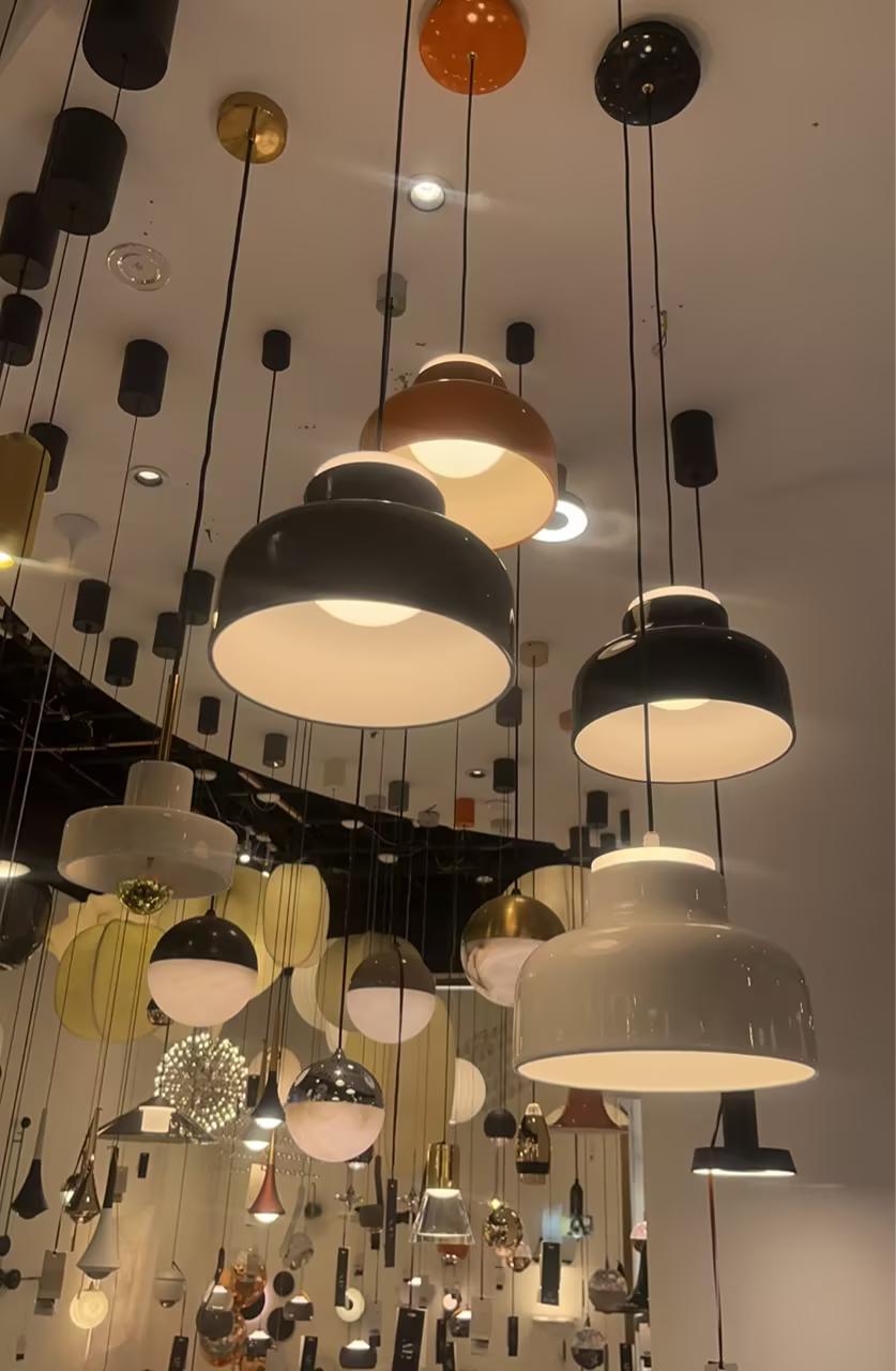 Rounded Dome pendant light