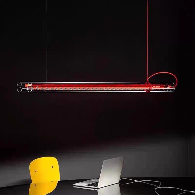 Glass Linear pendant light