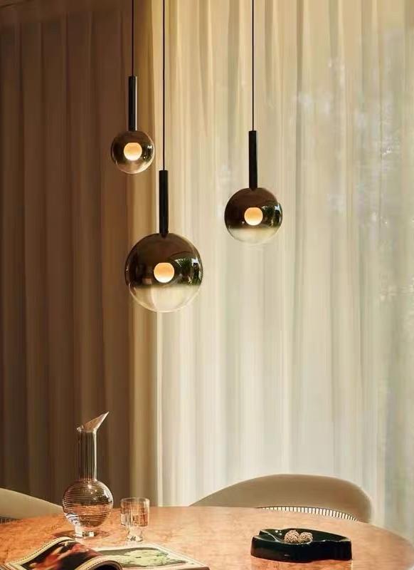 Polished Globe pendant light