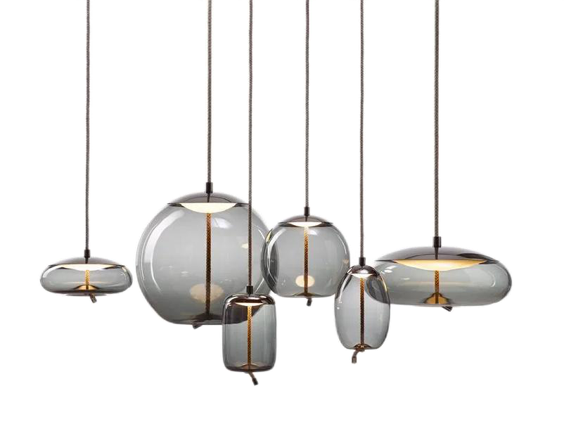 Glass Forms pendant light