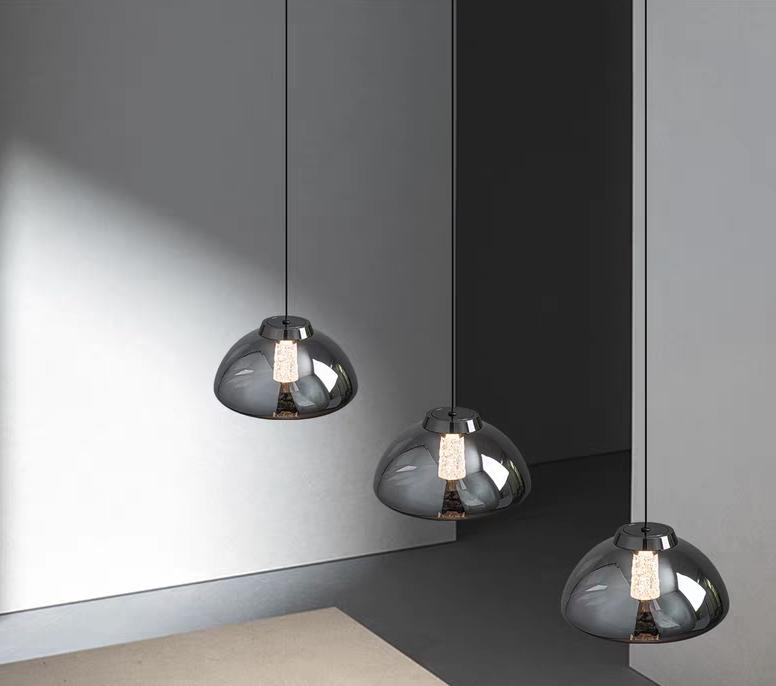 Smoked Canopy pendant light