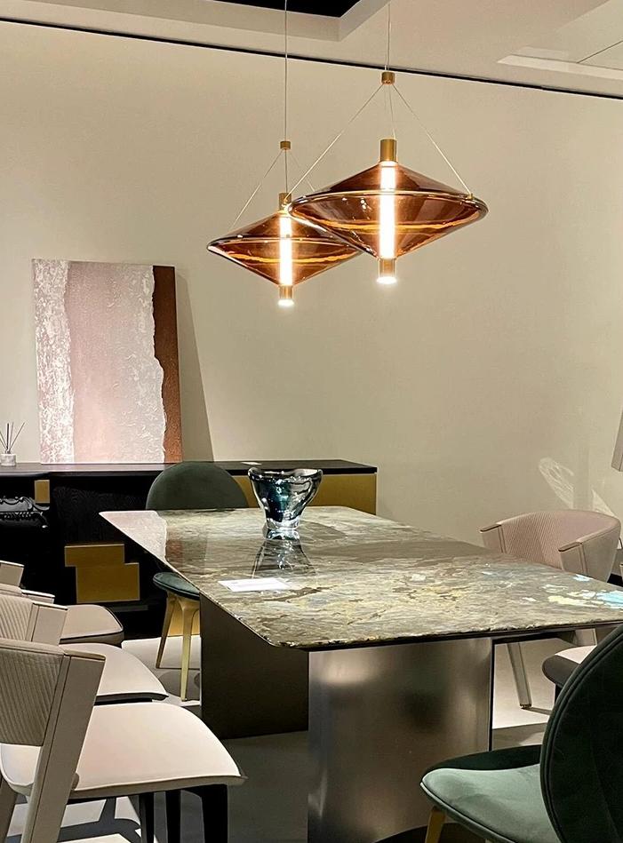 Copper Panel pendant light